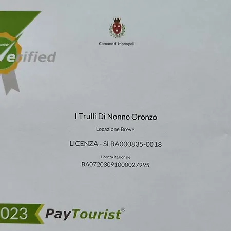 I Trulli Di Nonno Oronzo
